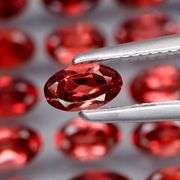 Premium 7.42ct real Padparadscha Mozambique Garnet set!