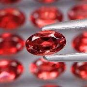 Premium 7.53ct real Padparadscha Mozambique Garnet set!