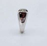 Men's Huge Sparkling 3.45 Ct Fire Moissanite Ring