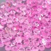 Top pink! 2.09ct matched diamond cut Sapphire set!