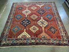 Fine Persian Yalameh Rug 6.3x6.6