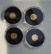 4x 1/4 Gram Pure Gold Bar