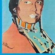 The American Indian Series (Blue) by Warhol (1928-1987)