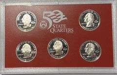 Tougher 2007 US Silver Quarters Proof Set