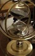 Brass Rotating 30-Minute Sand Hourglass Timer