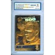 Alex Rodriguez 500 Home Runs 23KT Gold Sculpted Card