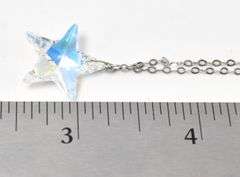 Star Pendant Necklace in Sterling Silver