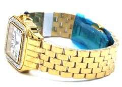 GV2 by Gevrill Milan diamond quartz white dial watch