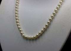 6MM White fresh-water pearl necklace