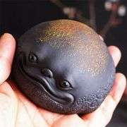 Zisha Tea Pet Purple Clay Golden Toad