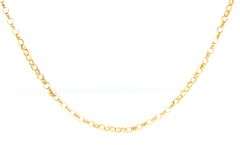 14kt Yellow gold cable chain necklace