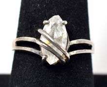 CZ Gemstone Ring in Sterling Silver