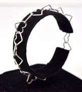 Heart Link Bracelet in Sterling Silver