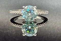 Gorgeous 2.75 Ct Color Change Lab Created Alexandrite Ring
