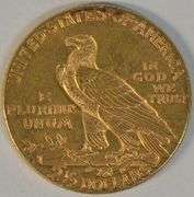 Splendid lustrous 1925-D US $2.50 Indian Gold Piece
