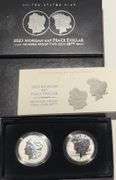 2003 Morgan & Peace Dollar Reverse Proof Two Coin