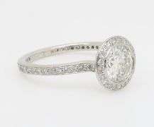Platinum Ritani Diamond Engagement Ring