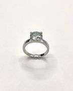 Dazzling 3.1 Ct White Ice Blue Lab Simulated Diamond Ring