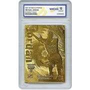 1997 Michael Jordan 23K Gold Card Graded Mint 10