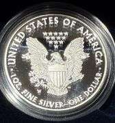 2012 Proof Silver Eagle W Box & Paper