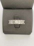 CERTIFIED 14K WHITE GOLD DIAMOND ENGAGEMENT RING