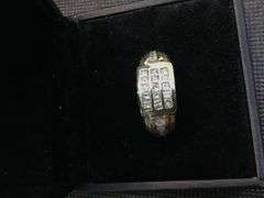 MEN’S  14K TWO TONE GOLD WITH NATURAL DIAMONDS WEDDING BAND
