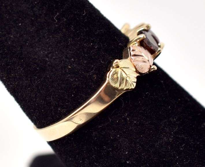 Darling Garnet Ring in 10K Yellow Gold