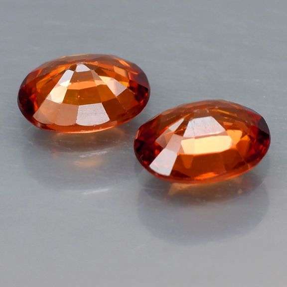 Collectors 3.40ct natural Imperial Zircon set!