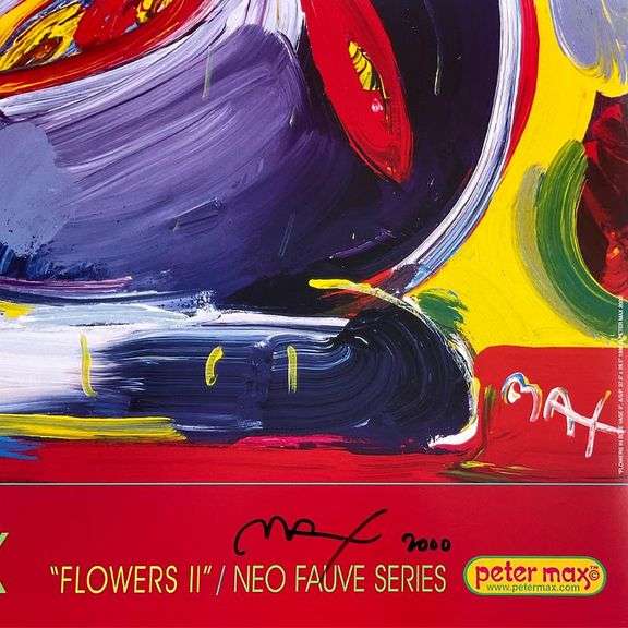 Flowers II by Peter Max