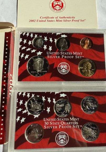 2002 US Silver Proof Set