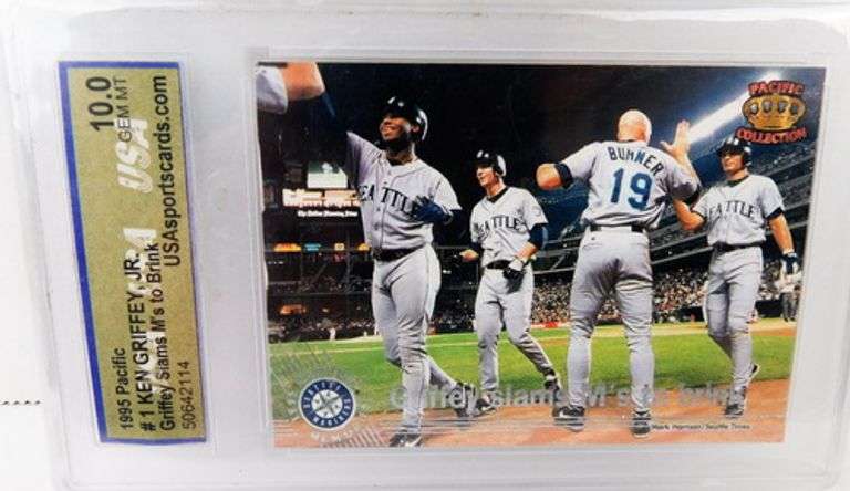 Ken Griffey, Jr. 1995 Pacific #1 Baseball Card, 10 Mint