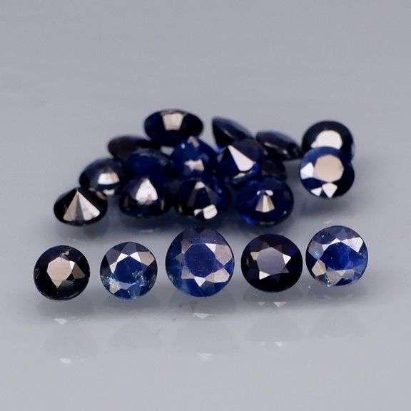 Collectors 4.08ct deep navy blue Australian Sapphire set!