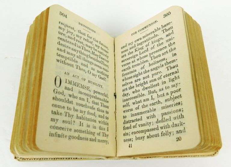 1925 Key to Heaven Catholic Celluloid Prayer Book