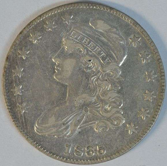 Lustrous 1835 Capped Bust Half Dollar in XF/AU