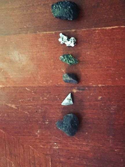 6-Piece Real Meteorite & Tektite Collection