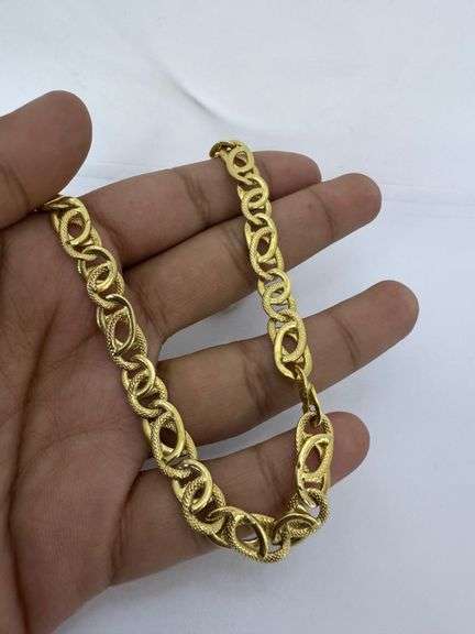 14K Yellow Gold Italian Link Chain