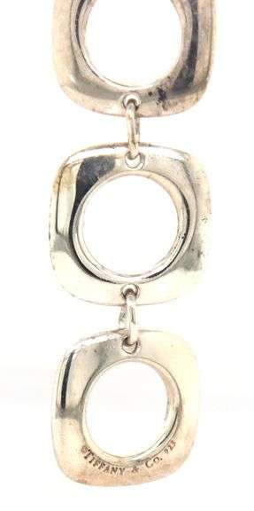 Tiffany & Co Triple square pendant on chain