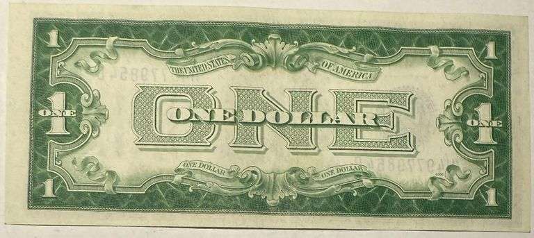 1928 B Uncirculated $1 Funny Back Silver Certificate