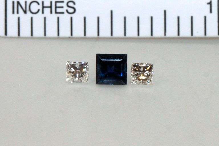 Natural Diamond & Sapphire Set