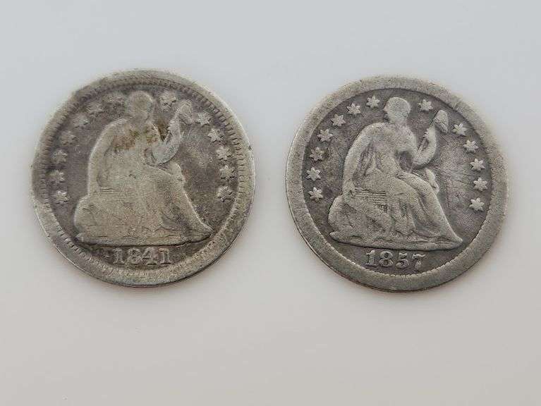 1841-O & 1857-O Half Dimes