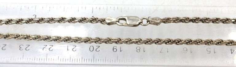 Group lot of 3 Vintage 925 sterling silver necklaces