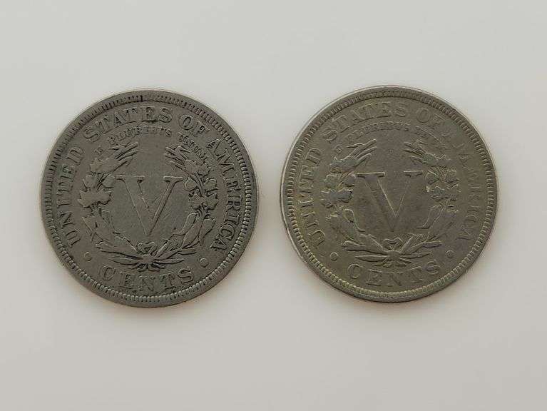 1895 & 1896 Liberty Head Nickels - KEY DATE***
