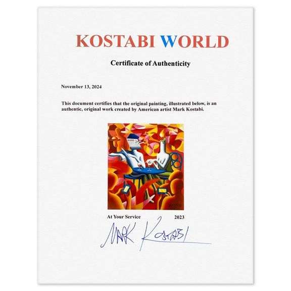 At Your Service by Kostabi