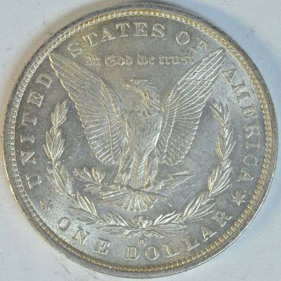 Lustrous BU 1879-O Morgan Silver Dollar. Key date
