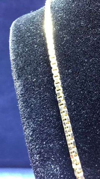 DELICATE 14K YELLOW GOLD CHAIN