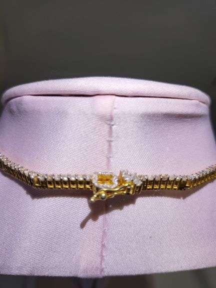 14K White Gold over Sterling Silver Diamond and Opal Necklace
