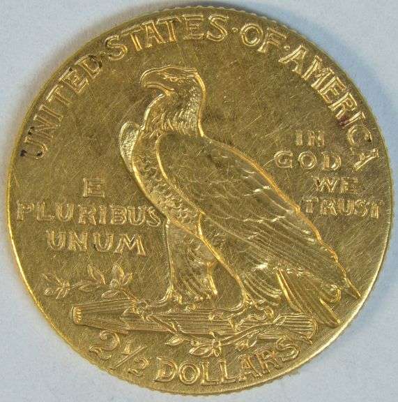 Pleasing 1908 US $2.50 Indian Gold Piece. First year of issue