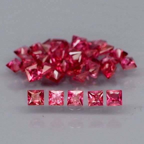 Radiant princess cut! Untreated! 2.18ct Sapphire set!