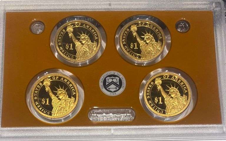 Scarce 2012 US Mint Presidential $1 Proof Set