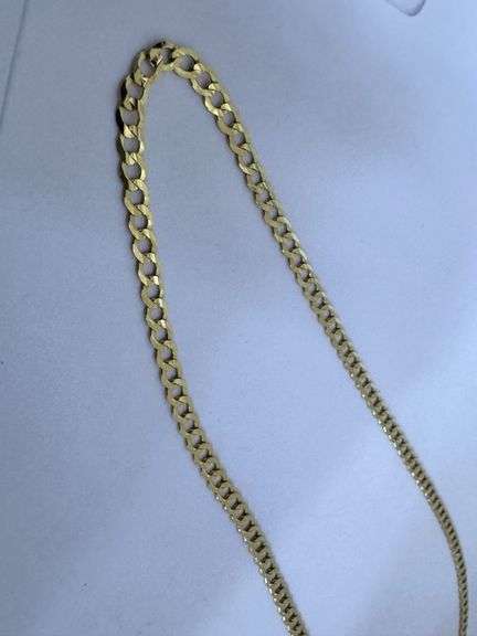 18K Yellow Gold Italian Link Chain